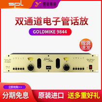 German SPL GoldMike 9844 phone dual channel tube microphone preamplifier recording studio
