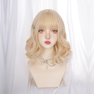 taobao agent Genuine wig, soft helmet, Lolita style, gradient