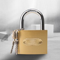 Cross padlock anti-theft lock household door lock drawer lock waterproof anti-rust and anti-skid lock lock cabinet lock for dormitory