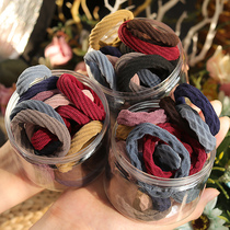 No seam Hairband high stretch leather band hair thick hair rope women tie hair Korean head rope hair accessories