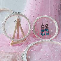 Nail art display stand pearl flower lace shelf jewelry stand photo props ins pose props photography ornaments