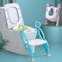 Square special children toilet ladder rack for boys and girls baby toilet stool folding soft staircase large size