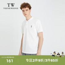TeenieWeenie Little Bear Male Fashion Summer short sleeve POLO Shirt Korean version Fashion Leisure Temperament T-Shirt Tide
