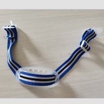 Blue and white jaw rest with anti-collision cap inner shell lower jaw with safety helmet windproof rope chin adjustment support rope tightening rope customization