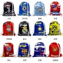  2021 club football backpack large bunch pocket drawstring storage shoe bag