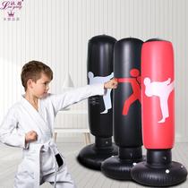 Boxing Tumbler Childrens Boxing Column Childrens Vertical Household Set Sanda Inflatable Sandbag Training Toddler Toys