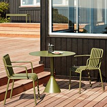 Simple courtyard outdoor tables and chairs Color Wrought iron open-air leisure balcony Coffee milk tea shop net red small tables and chairs combination