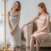 Womens bath towel can be worn can be wrapped in water absorption quick-drying household sling bath skirt suit Summer thin dressing style Japan