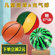 Inflatable children Watermelon Ball Baby Kindergarten Pat Ball elastic basketball football massage ball