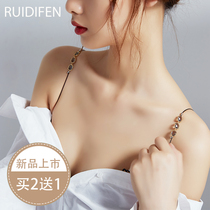 Rudiffin super thin shoulder strap Diamond shoulder strap transparent invisible no trace bra underwear strap sexy one-collar bra strap