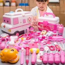  Children little girl doctor play toy set 2-6 years old puzzle girl 4-5 Princess 3 birthday gift girl