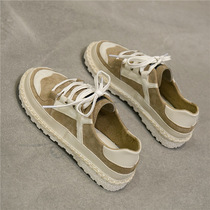 ins Korean wind knocking Fire Home daily ~ put on is the heroine of Korean drama canvas shoes womens shoes children
