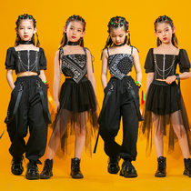 Girl Jazz Dance Costumes Children Hip Hop Rack Subdrum Performance Girls Street Dance Suit Models Walking Show Boatwear