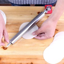 Rolling pin semi-automatic rolling pin machine small household rolling pin to make dumpling wrappers machine rod pressing rod rod