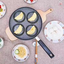 Maifan stone egg dumpling pot Non-stick pan Household four-hole seven-hole omelette breakfast flat frying pan egg dumpling mold