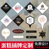 Birthday cake card card custom logo bakery card card card row small card card dessert label brand design