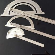  Tools 180 degree universal angle ruler Measuring angle protractor Woodworking index gauge Carbon steel angle gauge