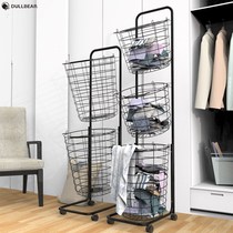 Shower clothes storage dirty clothes basket iron net clothes basket basket basket laundry basket clothes basket home bathroom artifact