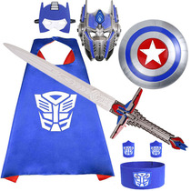 Halloween childrens show costumes boys Superman hero cloak clothes mask props cos costume