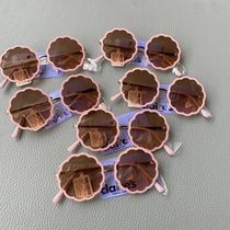 Children Sunglasses Girl Fashion Sunglasses Girl Cute Flowers Anti-UV Shading Tide Glasses