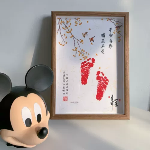 Памятные отпечатки рук и ног, хваталка, фоторамка, подарок на день рождения, делается под заказ