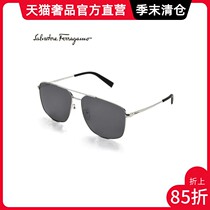 Ferragamo sunglasses mens fashion street shot metal frame anti-UV sunglasses mens FLGMS-235S