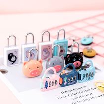 Dormitory student bedroom cabinet lock small lock special small mini university dormitory cabinet lock love cartoon cute