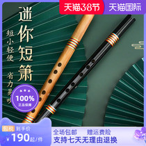 Zero Base Starter Dongxiao Portable Bitter Bamboo Advanced Short Xiao Mini Xiaozi Ancient Wind Six F Tunic Autonics Xiao Musical Instruments