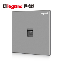 TCL Rogrand switch socket panel Type 86 one telephone voice socket wall socket Yijing deep sand Silver