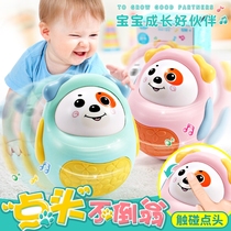 0-3-6-12 months newborn baby nod tumbler toy 0-1 year old baby grow interactive puzzle gift