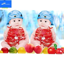 Little boy pictures baby baby poster wall stickers like dolls twins big paintings for pregnancy prenatal education doll stickers