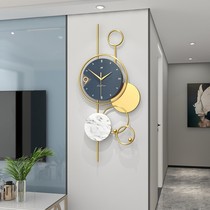 Simple modern decorative home wall clock Wall Nordic luxury art wall watch fashion creative living room clock