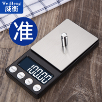 High precision gold jewellery scales mini weighing precision gram weight small scale says tea portable microgram