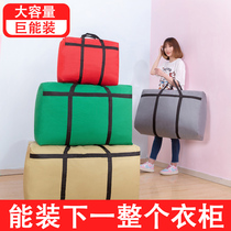 Moving bag Divine Instrumental Cashier bag Canvas Portable Snake Leather Pocket Packed Luggage Bag Large Capacity Hemp Bag Woven Bag