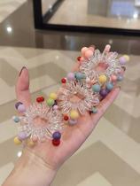 Telephone rope net red hair ring Korea simple head rope 7