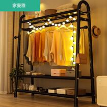 Simple wardrobe modern sturdy durable bedroom rental room with space saving storage assembly storage wardrobe cabinet