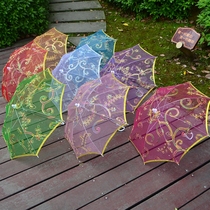 Childrens small umbrella toy umbrella Decorative Umbrella Prop Umbrella Lace Umbrella Transparent Umbrella Dance Umbrellas small umbrella Shadow