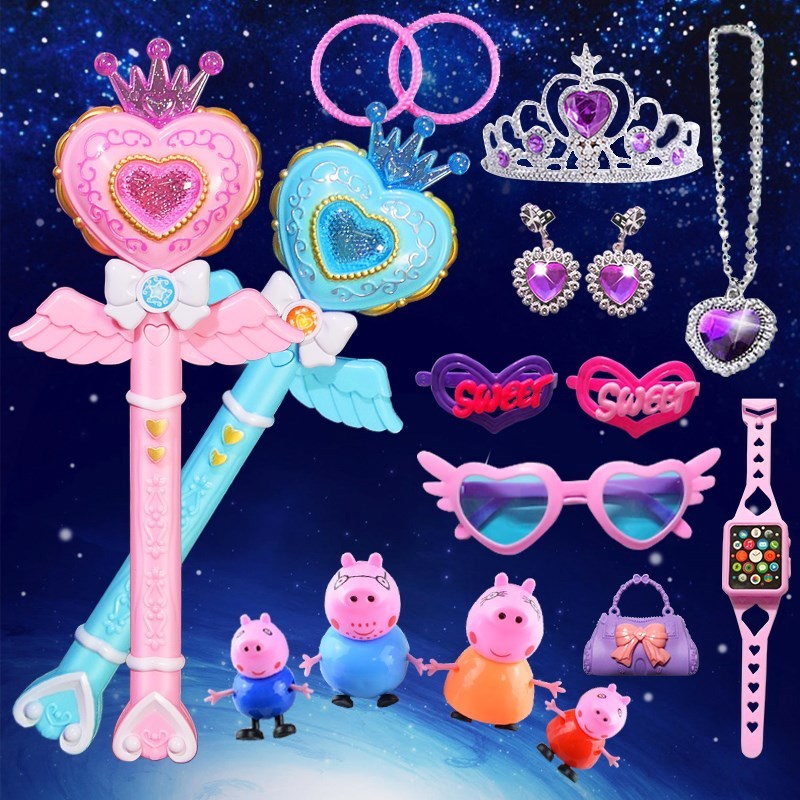 Music toy shiny fairy daughter child fairy wand fairy wand girl magic package