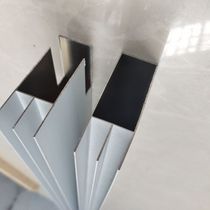 Cabinet door Aluminum alloy slot Cement accessories special decorative tile Stove Aluminum card slot card strip frame thickened type