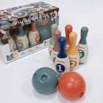 Bowling toys and games set of toys outdoor indoor outdoor parent-child sports baby childrens vibrato hot sale