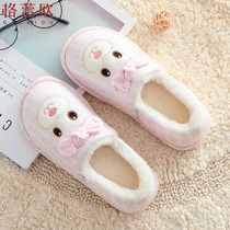 Moon shoes in winter with velvet after delivery of pregnant womens shoes autumn and winter soft bottom womens winter thick soles non-slip indoor maternal slippers
