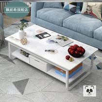 Coffee table simple modern simple living room small coffee table TV cabinet combination tempered glass small household coffee table table