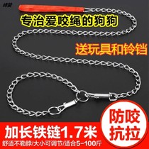 Chain dog leash Corky Teddy Golden Hair Dog Rope Small medium and large dog dog dog pet collar
