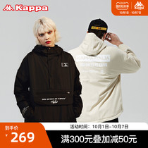 KAPPA KAPPA outlets windbreaker new couple mens and womens woven coat hooded jumper overshirt overcoat