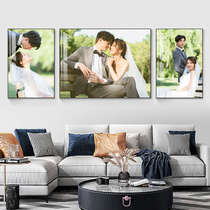 Wedding photos to customize bedroom background wall hanging picture frame enlarged size living room wall custom wedding photos