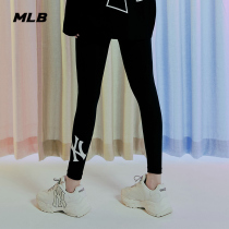 MLB official ladies fitness pants NY stretch leggings slim yoga exercise 21 Autumn New LGB03