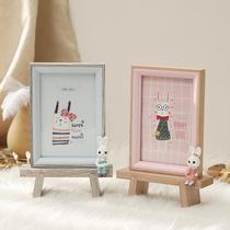 Childrens ID photo cartoon photo frame set up a treasure one-year-old growth commemorative photo frame infant six-inch 6-inch photo