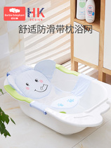 Bath net artifact newborn baby bath lying net bag baby suspension bath mat bath basin can sit and lie Universal