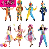 Halloween childrens costumes boys and girls little boys and girls clown funny Funny cosplay clown costume