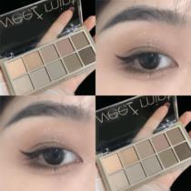 sweetmint eye shadow disc full matt cold tone cement color grey earth color small crowdbrand small mini-parity